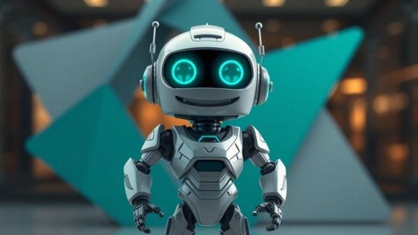 Futuristic robot with geometric shapes, Disney channels return to YouTube TV.