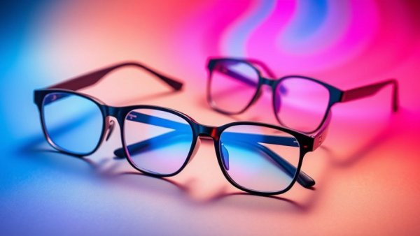 Futuristic smart glasses on vibrant background - Best Smart Glasses 2025