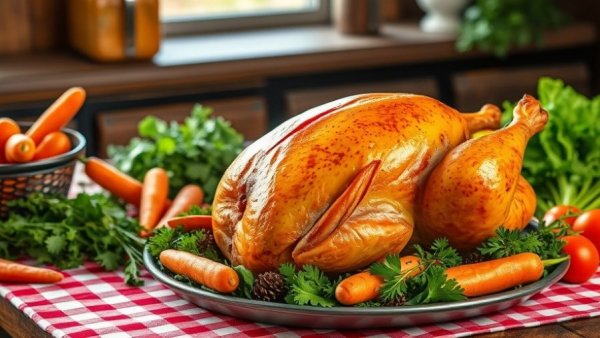 Thanksgiving consumer spending trends depicted with a festive turkey.