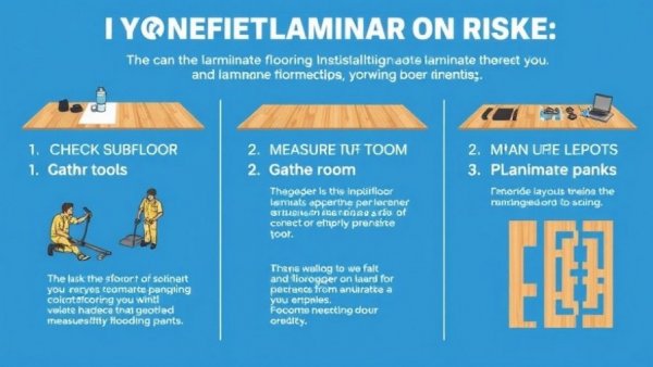 Laminate Flooring Installation Guide 2026: Step-by-step preparation graphic.