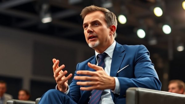 Amazon Nova Forge AI Models discussion at conference, vibrant backdrop.