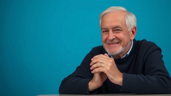 Brian d'Arcy James contemplating life in theater, Playbill in background.