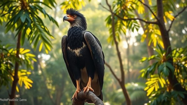 Madagascar Fish-Eagle conservation in natural habitat.