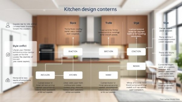 Infographic on 2026 kitchen cabinet trends and considerations.