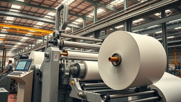 Industrial machine in Formica laminate factory, showcasing biobased content certification.