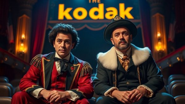 A Kidman Carol performers in front of Kodak Theatre backdrop.