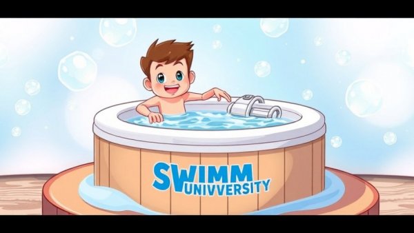 Illustrated guide on hot tub maintenance and costs.