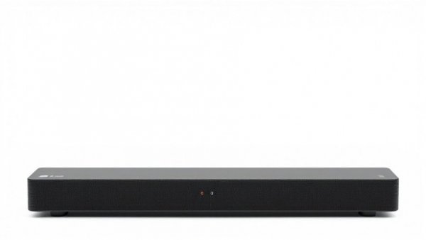 Panorama 65 Audio System sleek black soundbar on white background.