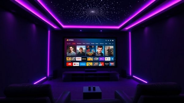 Luxurious home theater with high-fidelity audio systems in India.