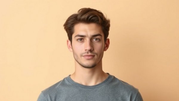 Confident young man auditioning for a musical theatre workshop.