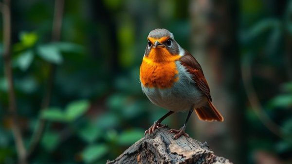 Vibrant wren showcasing its ornate plumage amid lush forest greenery, highlighting the diversity of wrens in the Americas.