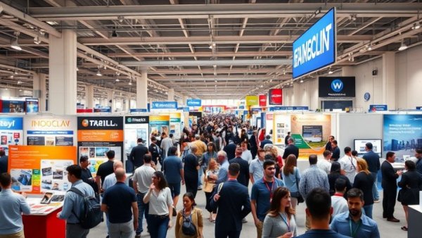 Attendees explore Smart Home Expo 2026 with vibrant crowd.