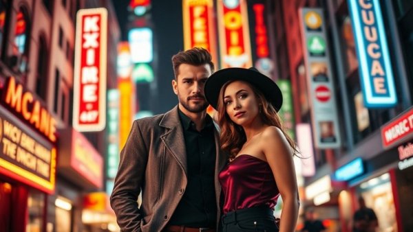 Guys and Dolls 2026 Stratford Festival promo image with actors in vintage attire.