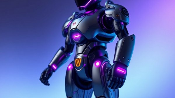 Futuristic robot representing AI Demand Forecasting Solutions.