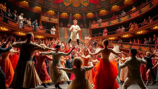 Opera performance at new Washington National Opera venue.