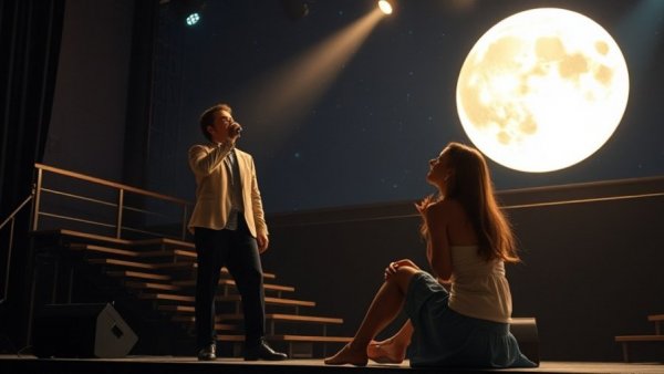 Disney on Broadway concert series 2026 EPCOT, stage performance with moon backdrop.