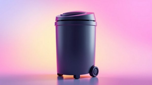 Sleek modern kitchen composter, vibrant gradient backdrop, best kitchen composters 2026.