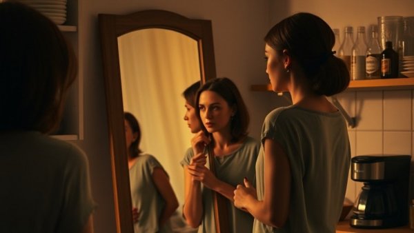 Intense stage moment from Bug on Broadway featuring contemplative woman.