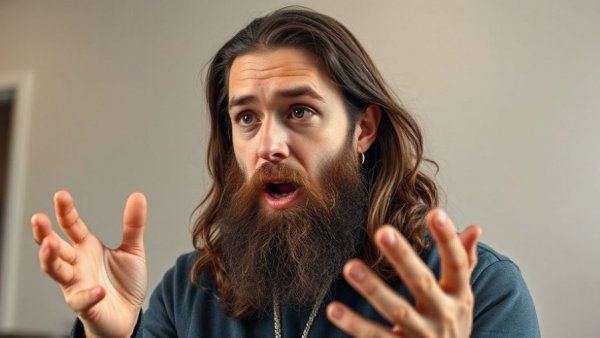 Man speaking passionately about AI Grand Prix Drone Contest.