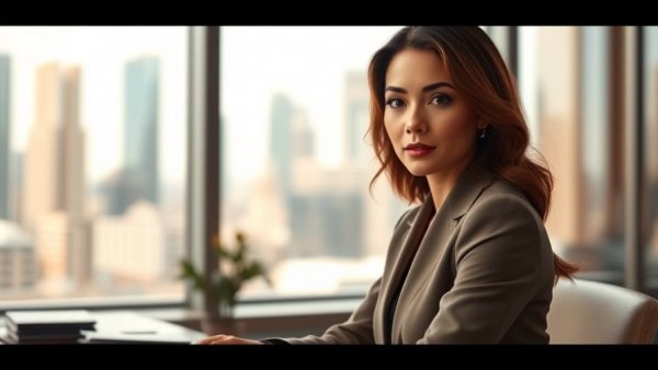 Elegant woman in office setting, related to Melania Trump Documentary Box Office Performance.