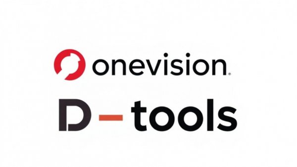 D-Tools Integration Program logo with onevision and d-tools.