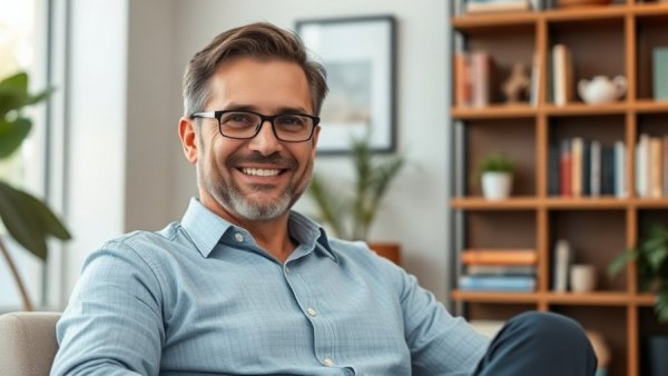 Middle-aged man in an office, part of CEDIA Workforce Development 2026.