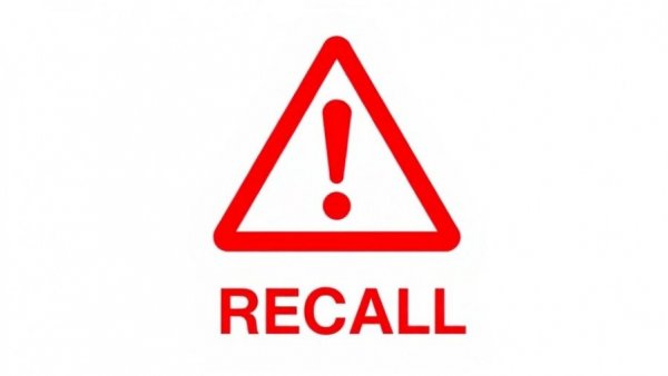 Hot Spring Highlife spas recall warning symbol with exclamation mark.