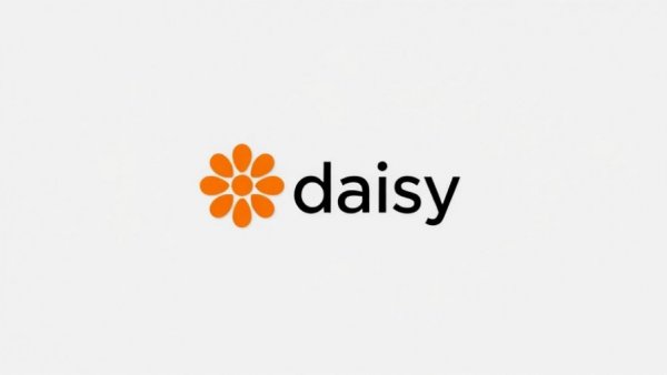 Modern logo of Daisy representing expansion, minimalist design.