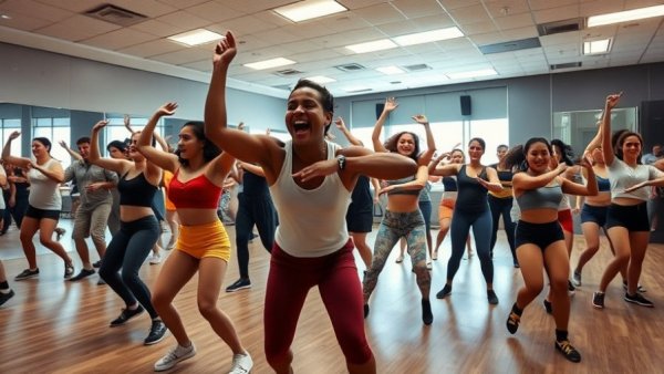 Performers rehearsing dynamic dance in a studio, capturing emotional depth of 'Schmigadoon!'