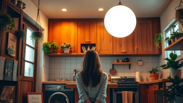 Architects Homes Design Philosophy cozy kitchen with a woman seated.