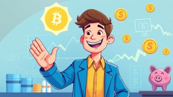 AI integration in investment firms visual with charts and symbols.