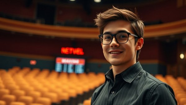 Broadway in Brighton season schedule announcement in theater.