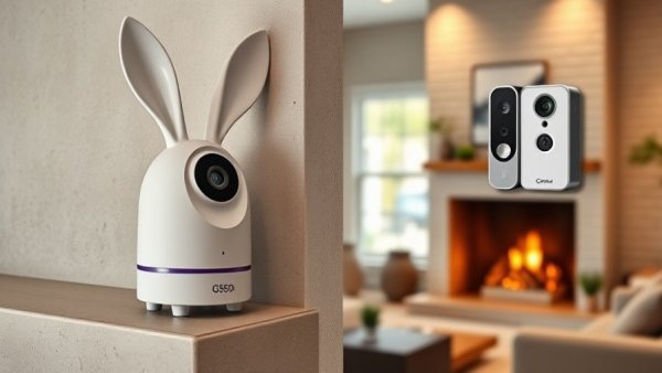 Aqara smart home security gadgets, Camera Hub G350 and Doorbell Camera G400, elegantly showcased.