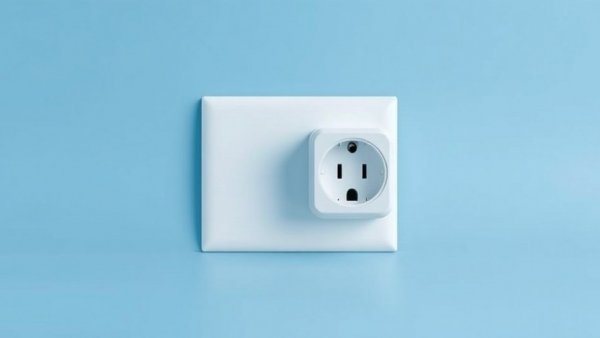 Minimalist smart plug for smart home devices for time and energy savings.