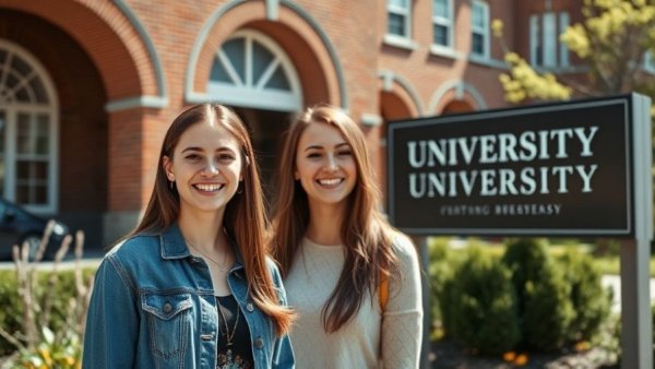 BFA Musical Theatre student smiling at university campus.