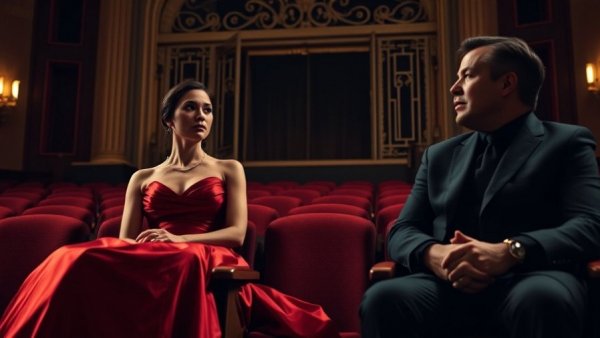 Les Liaisons Dangereuses London theater scene with actors.