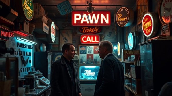 The Fear of 13 on Broadway reviews: men in pawn shop setting