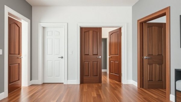 Comparison of best interior doors for modern homes in a stylish setting.