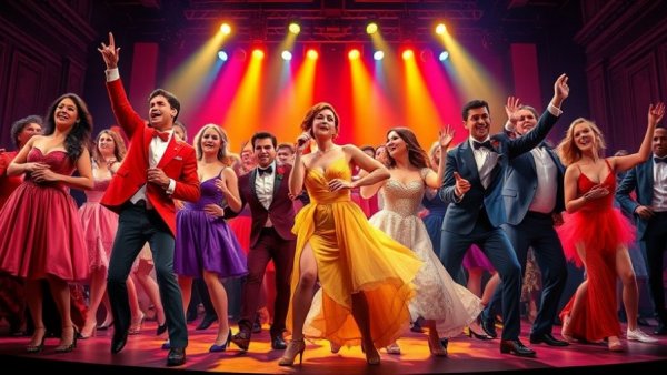 Broadway shows collage perfect for Mother's Day celebration.