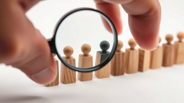 Sovereign AI concept of individuality with magnifying glass.