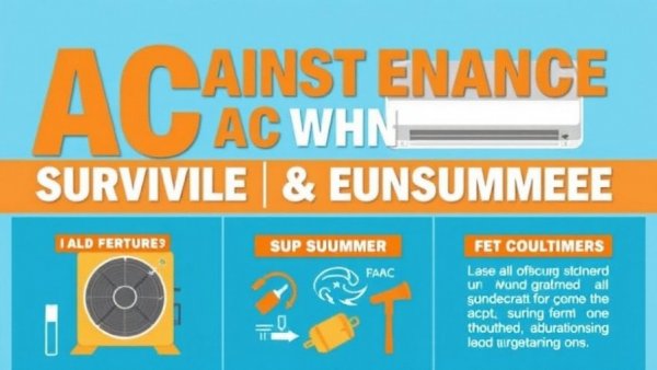 Infographic: Signs your AC won’t survive summer, maintenance tips.
