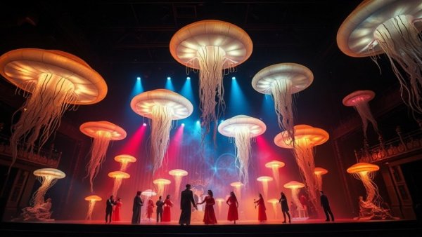 Enchanting scene of Shakespeare's The Tempest at Stratford Festival