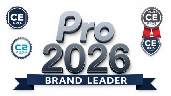 2026 CE Pro 100 Brand Leader logo with modern design.