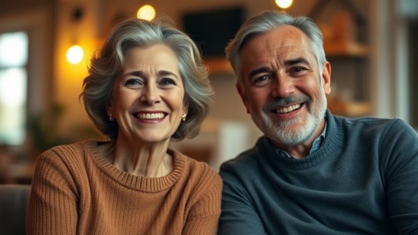Cheryl Working Consumer Electronics Legacy warm couple indoors smiling