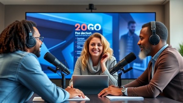 Three individuals discuss AI and Smart Home Innovation on CEPro podcast.