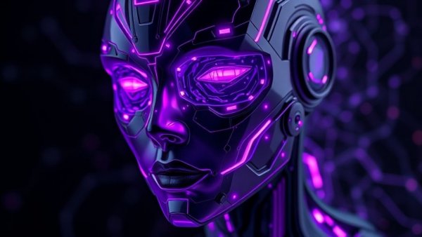 Digital humanoid face with circuitry, ChatGPT Software Recommendations.