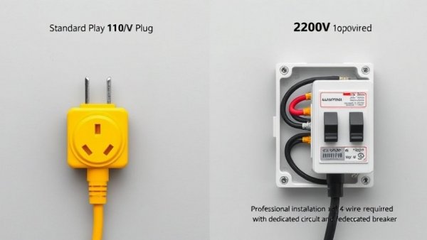 Comparison of plug-and-play and 240V hot tub connections.
