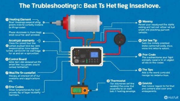 Diagram of hot tub not heating with troubleshooting tips
