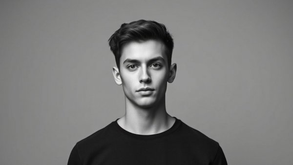 Young man portrait related to oncology biotech innovations