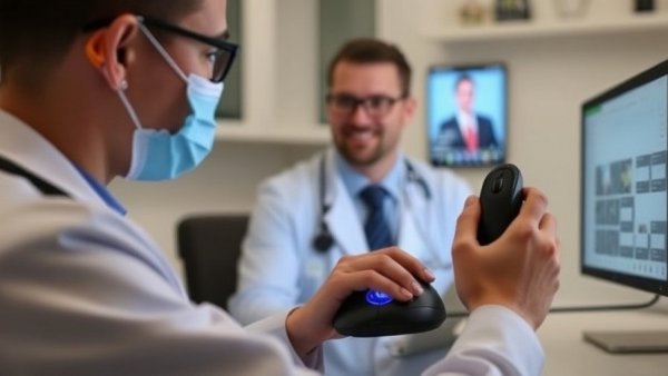 This telehealth doctor uses a gaming mouse to streamline clinical documentation